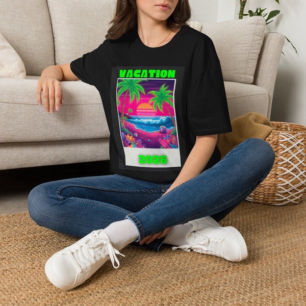 Vacation 2026 Retro Sunset T-Shirt