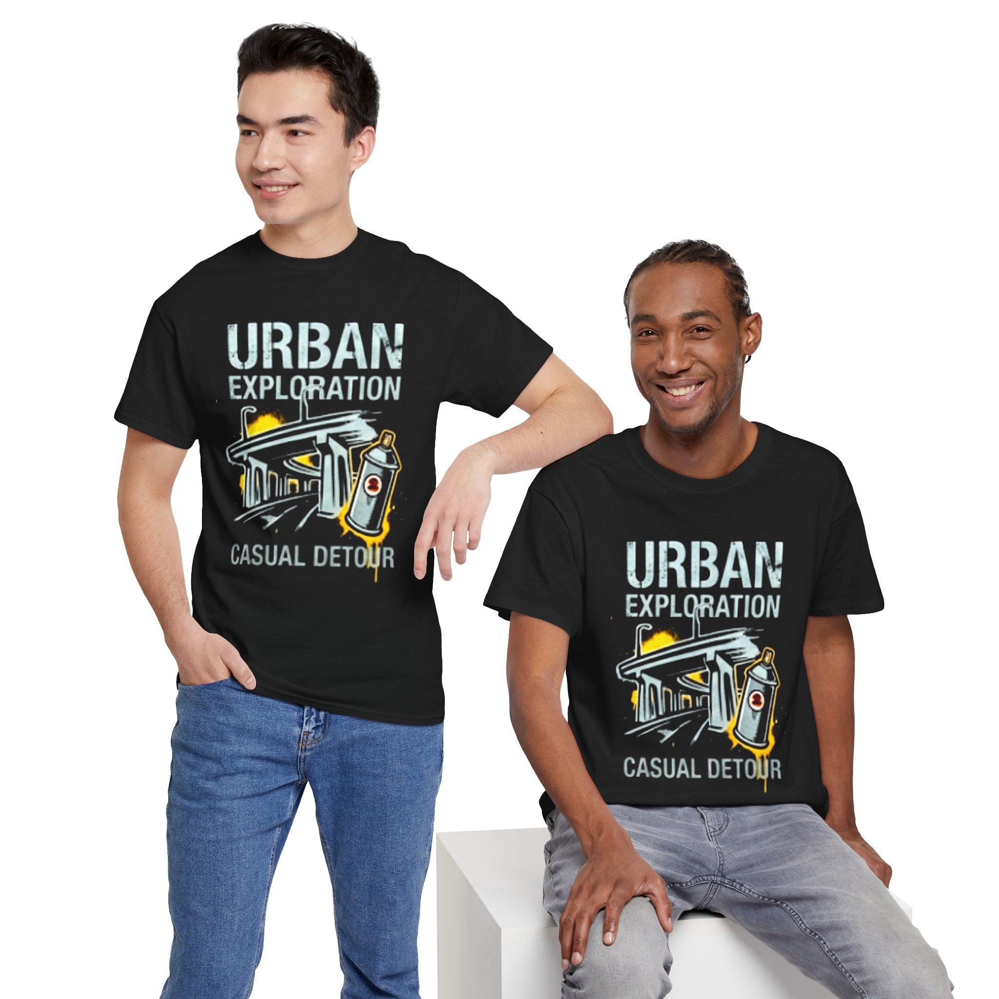 Urban Exploration T‑Shirt — 'Urban Exploration: Casual Detour' Street Adventure Tee