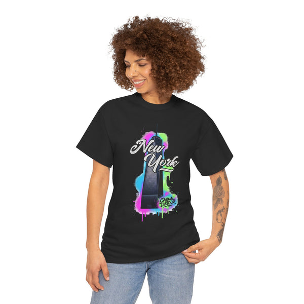 New York Graffiti Skyline Freedom Tower T-Shirt