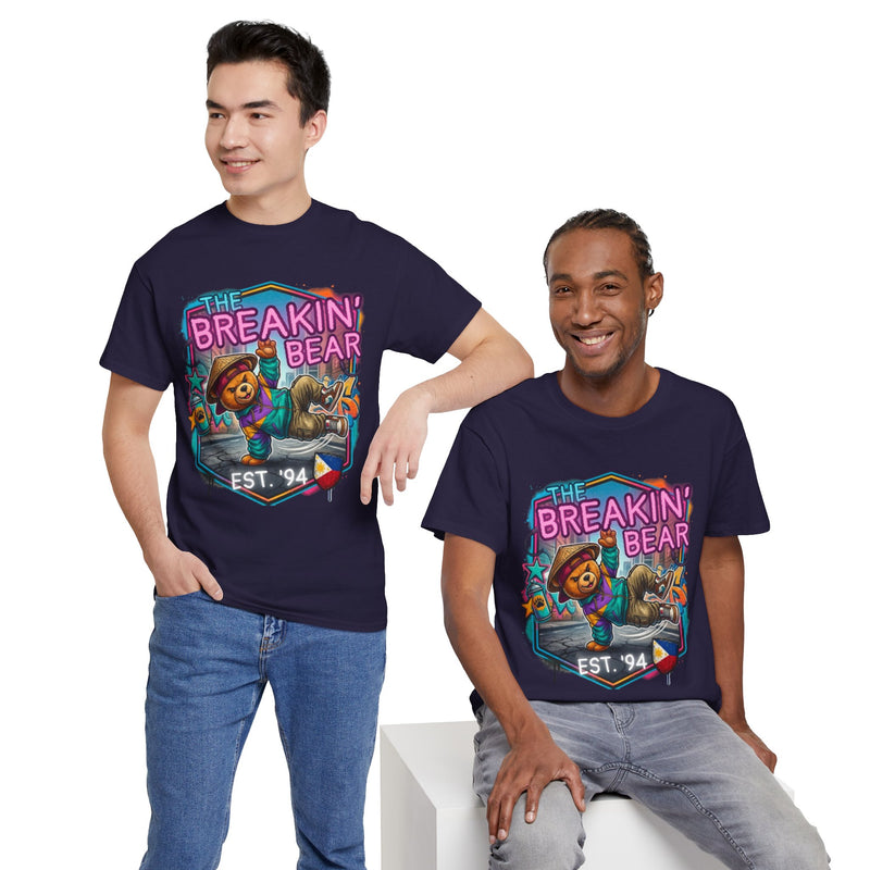 Breakin' Bear Graphic Tee — Retro Hip Hop Bear 'The Breakin' Bear Est. '94'