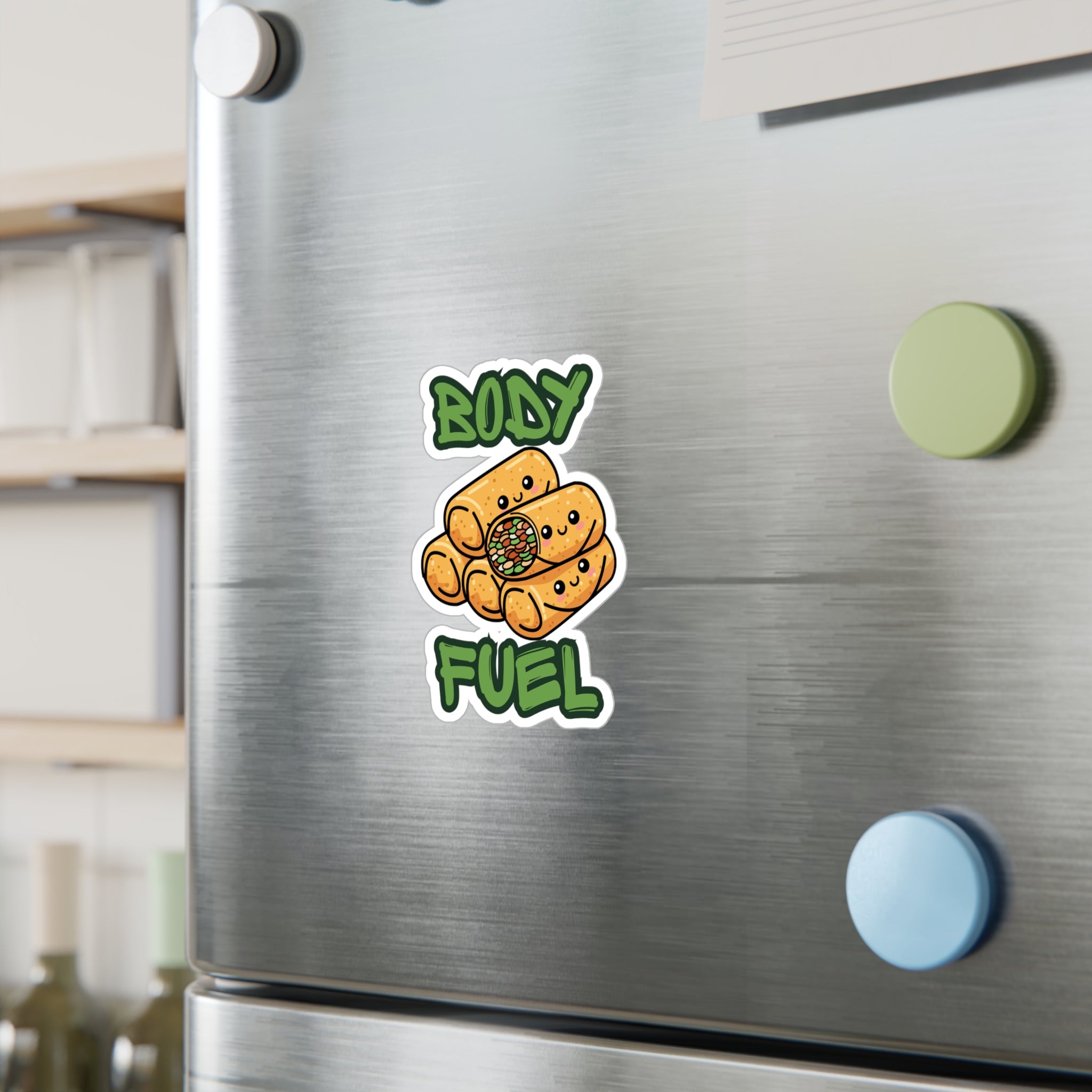 Cute Lumpia Stack Vinyl Sticker – Kawaii Philippines,  Pinoy, filipino,Food Kiss-Cut Decal