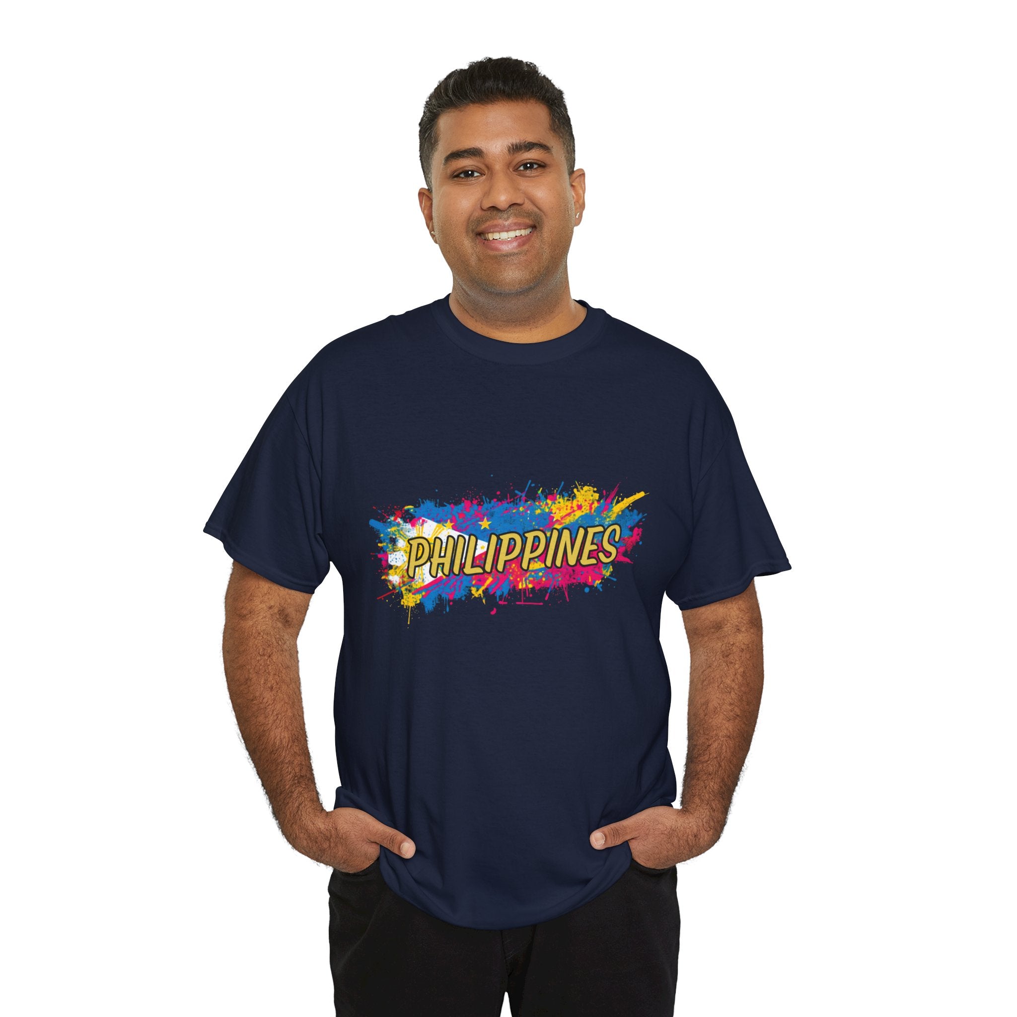 Philippines Color Splash T‑Shirt — Vibrant Filipino Pride Tee