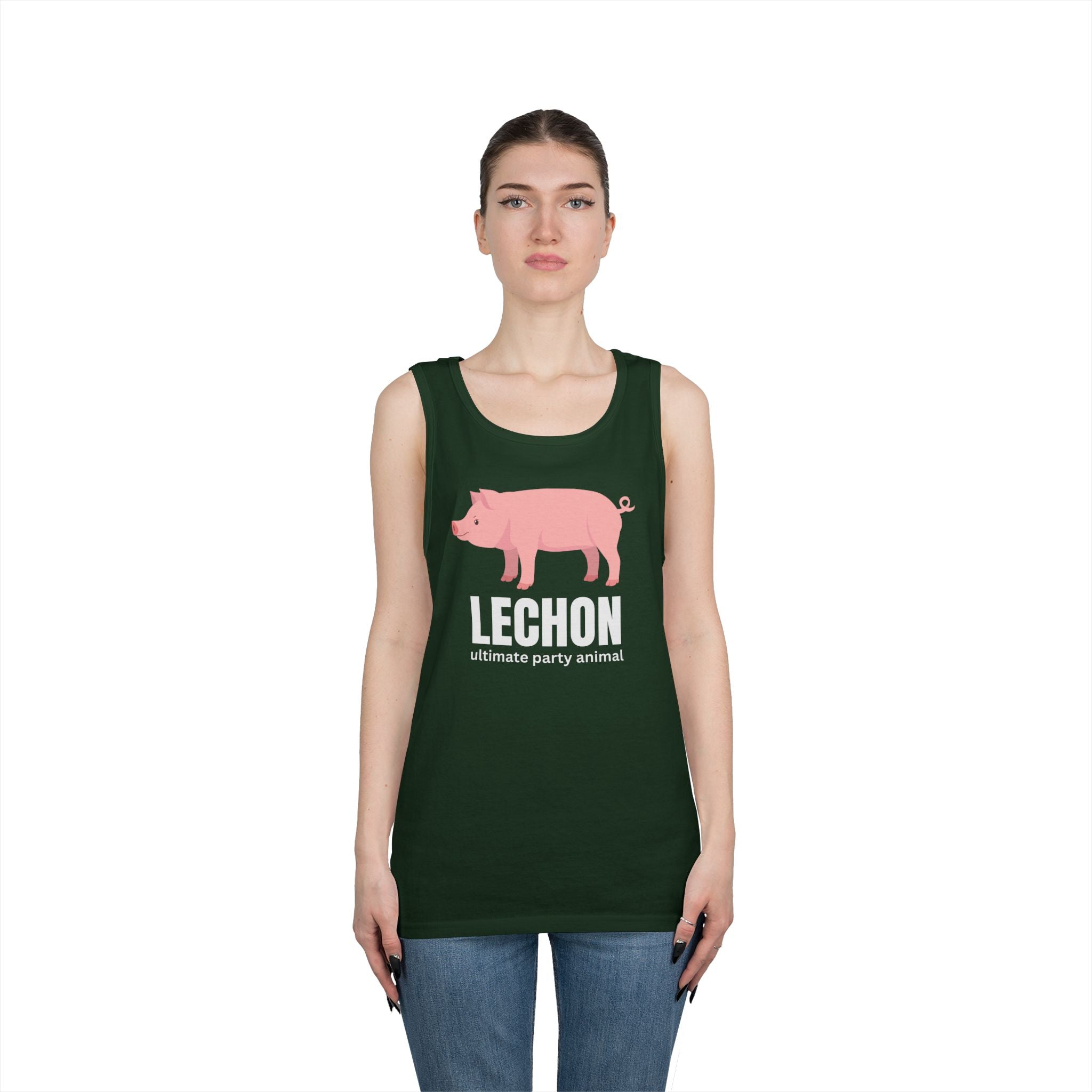 Lechon "Ultimate Party Animal" Tank Top — Funny Filipino Pig Roast Tee