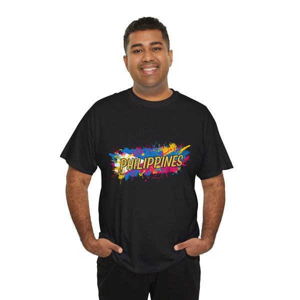 Philippines Color Splash T‑Shirt — Vibrant Filipino Pride Tee