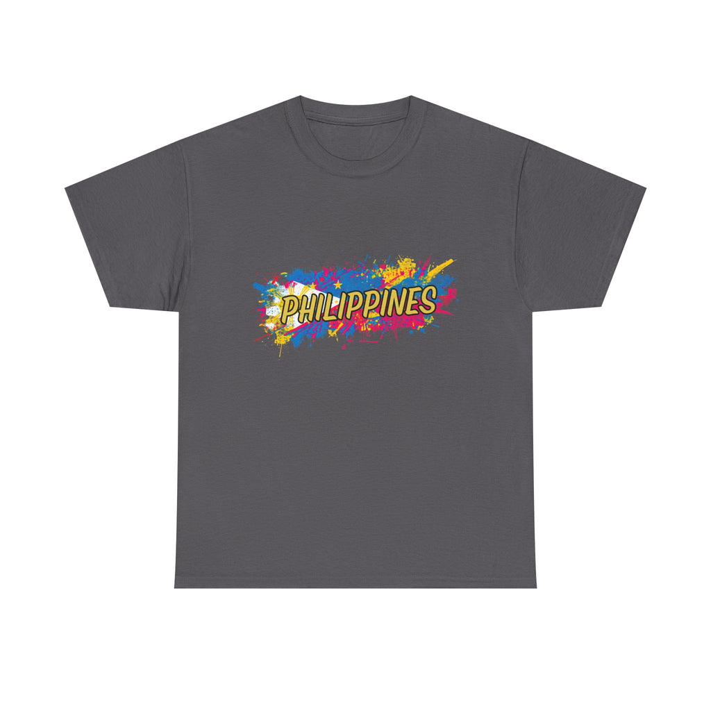 Philippines Color Splash T‑Shirt — Vibrant Filipino Pride Tee