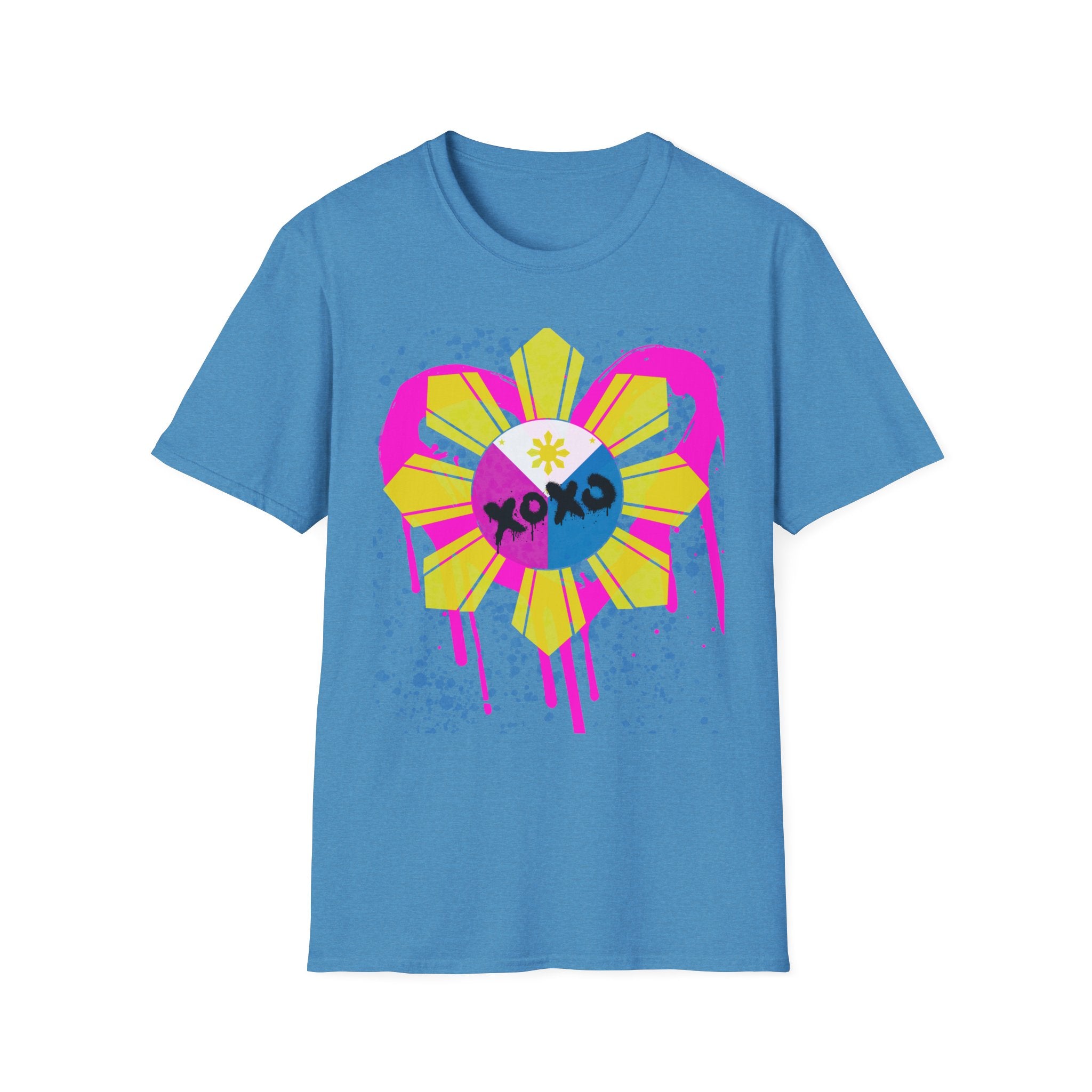 Pinay power Flower Graffiti T-Shirt bloom Tee