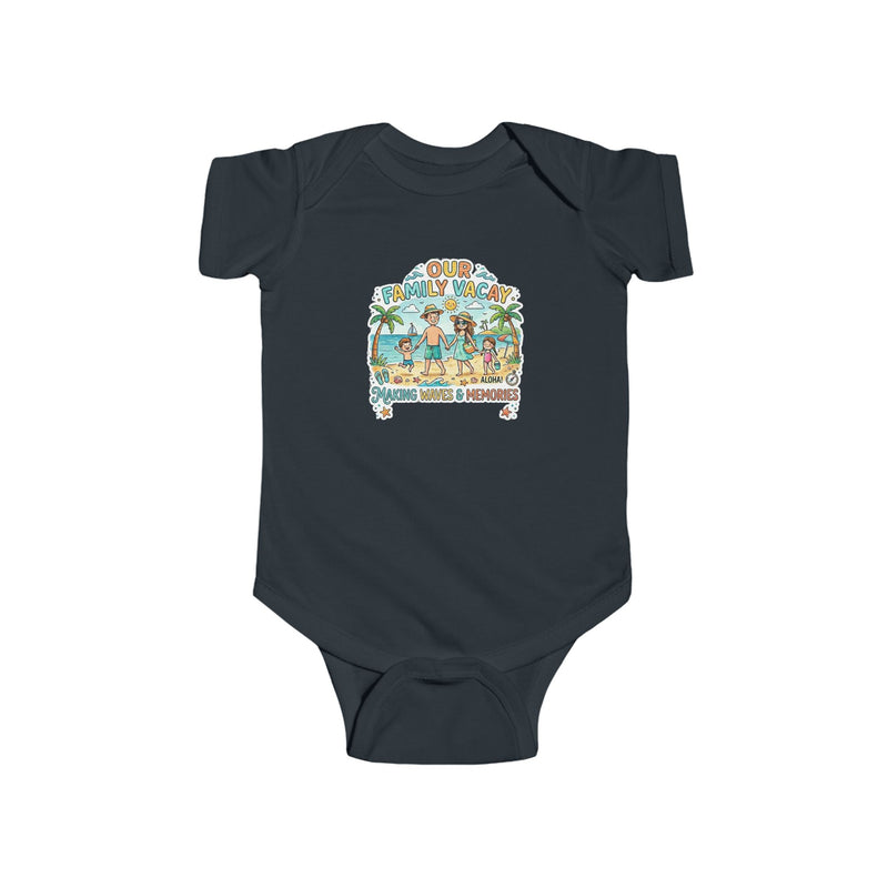 Infant Fine Jersey Bodysuit, unisex adult, kids and toddler sizes available with same design
