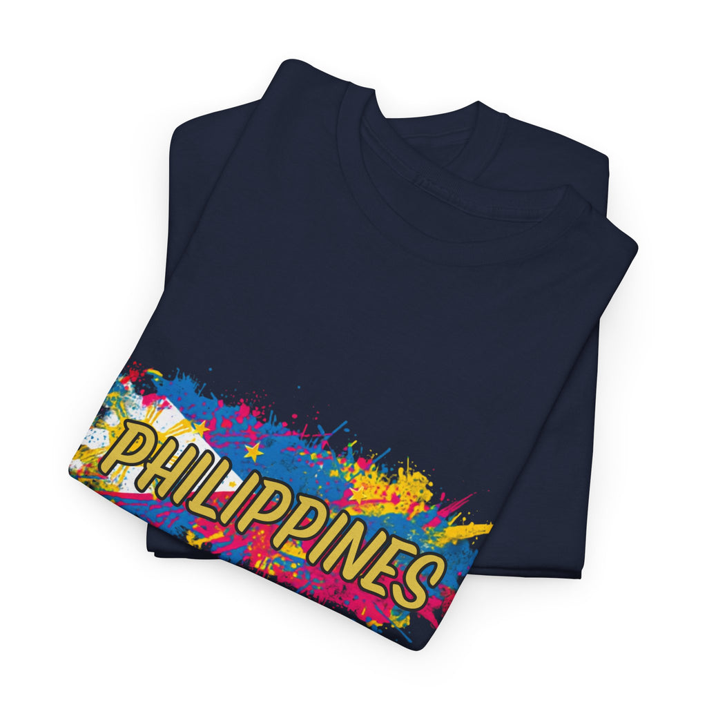 Philippines Color Splash T‑Shirt — Vibrant Filipino Pride Tee