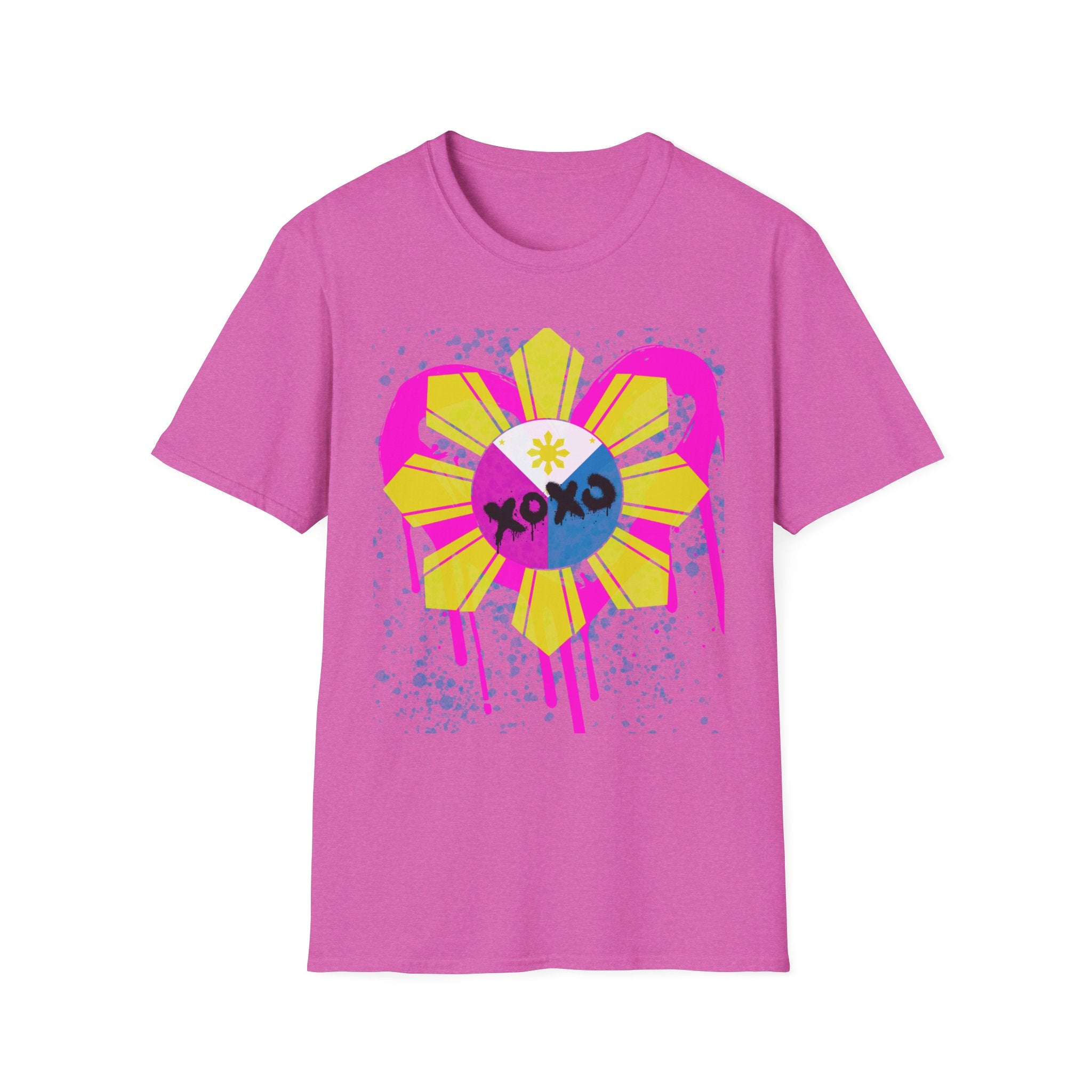 Pinay power Flower Graffiti T-Shirt bloom Tee