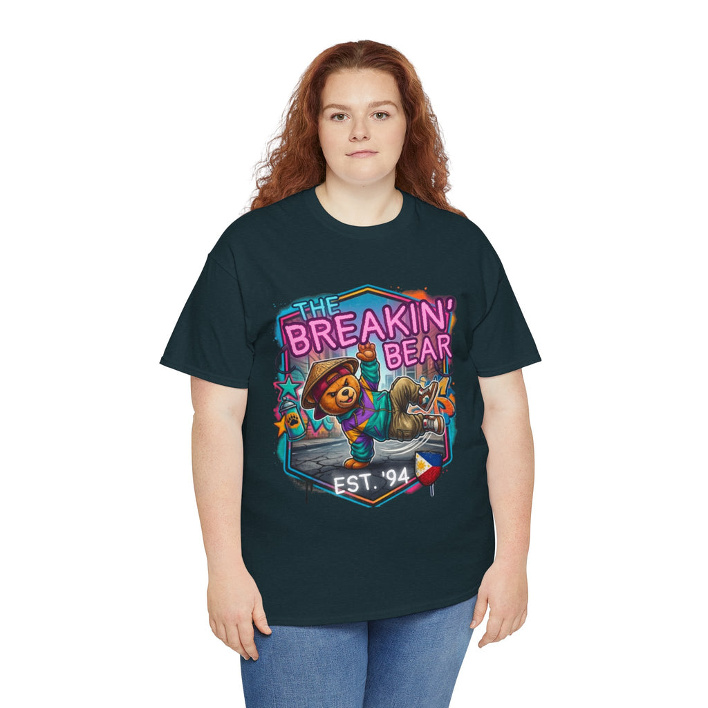 Breakin' Bear Graphic Tee — 'The Breakin' Bear' Est. '94 Retro Streetwear Filipino