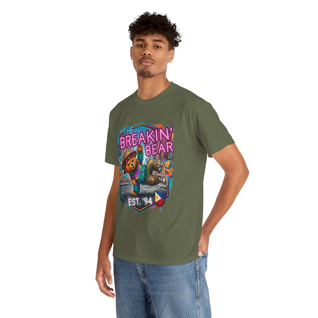 Breakin' Bear Graphic Tee — 'The Breakin' Bear' Est. '94 Retro Streetwear Filipino