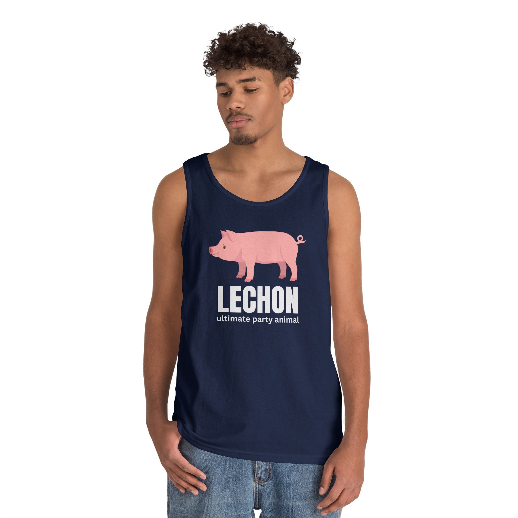 Lechon "Ultimate Party Animal" Tank Top — Funny Filipino Pig Roast Tee