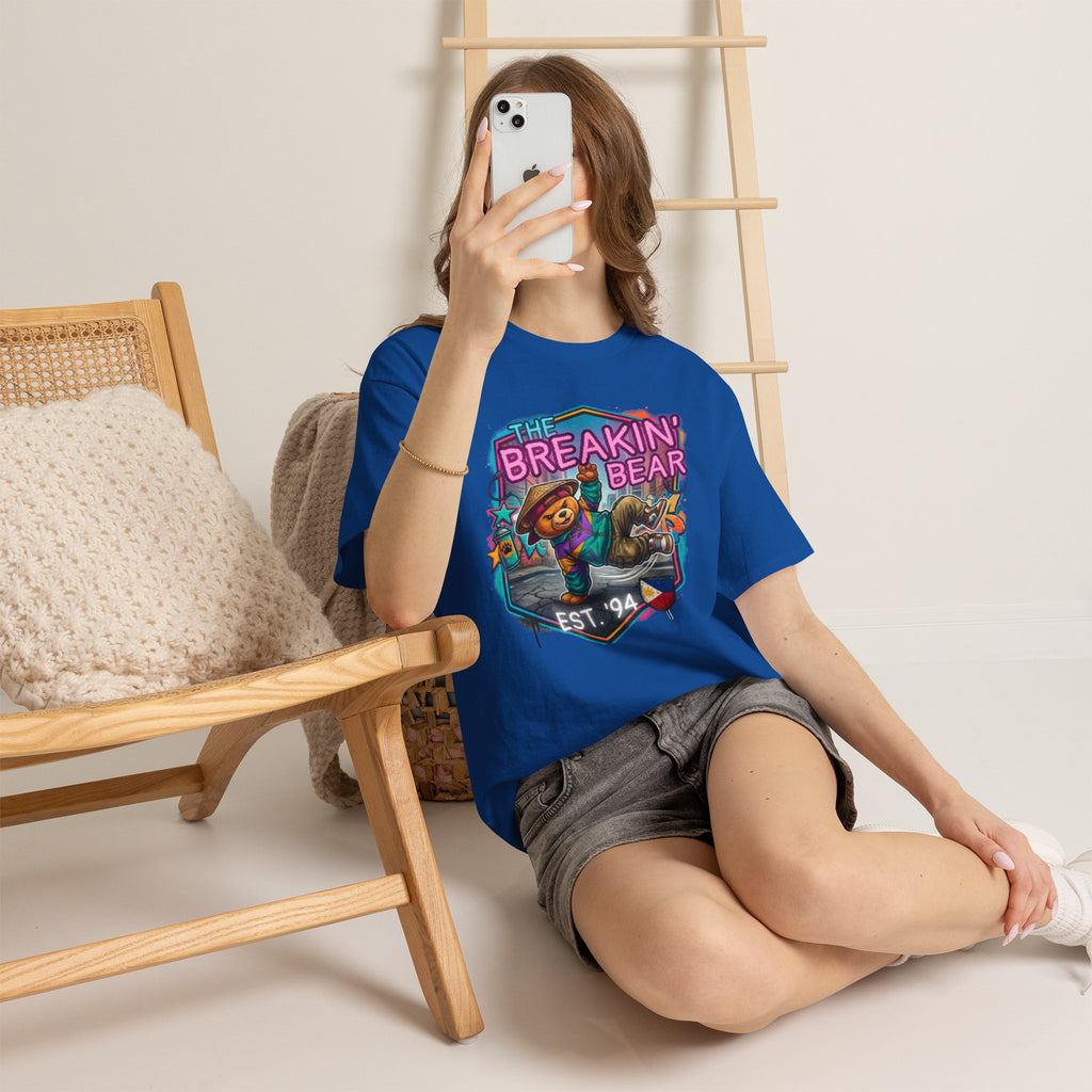 Breakin' Bear Graphic Tee — 'The Breakin' Bear' Est. '94 Retro Streetwear Filipino