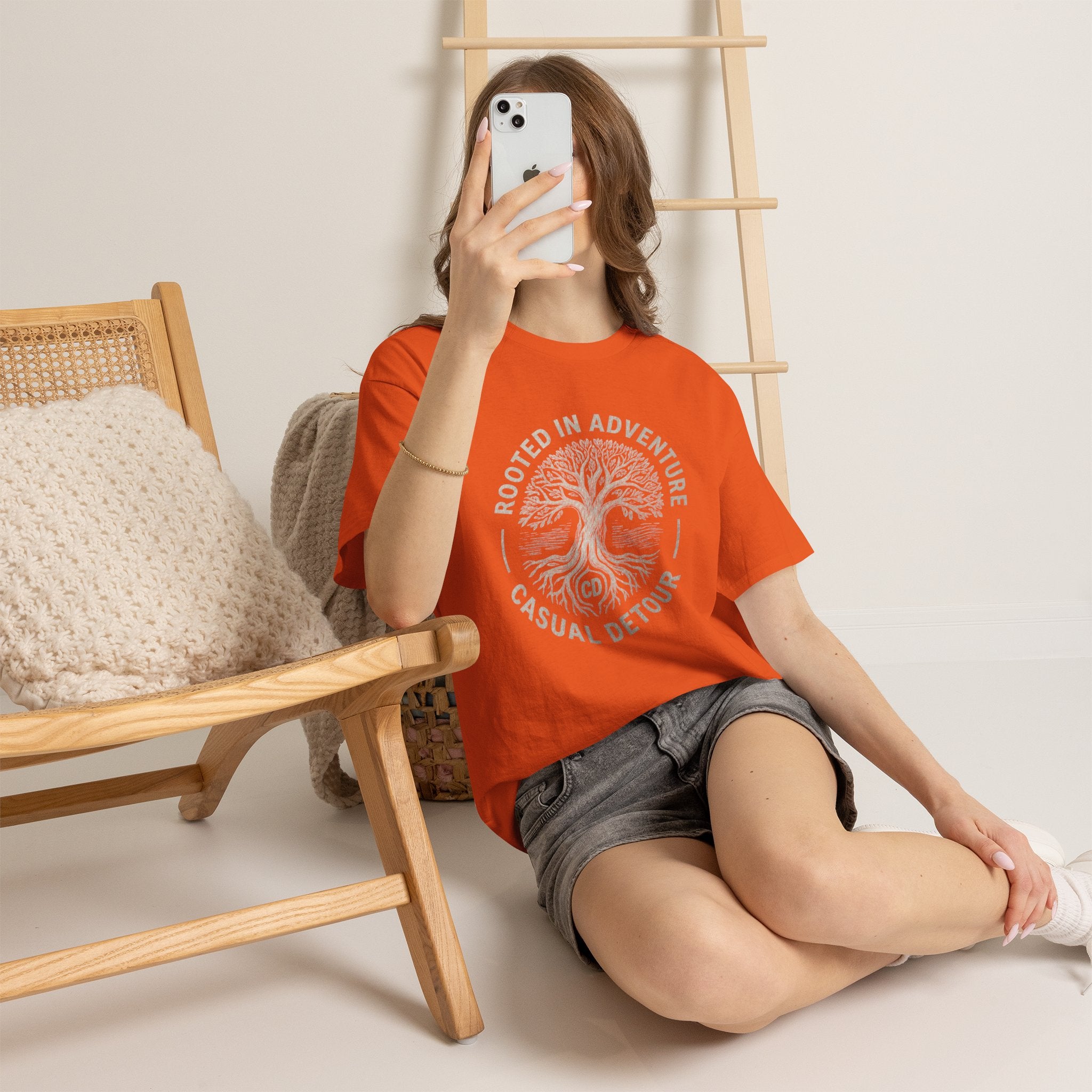 Adventure Tree T‑Shirt — "Rooted in Adventure, Casual Detour" Outdoor Graphic Tee