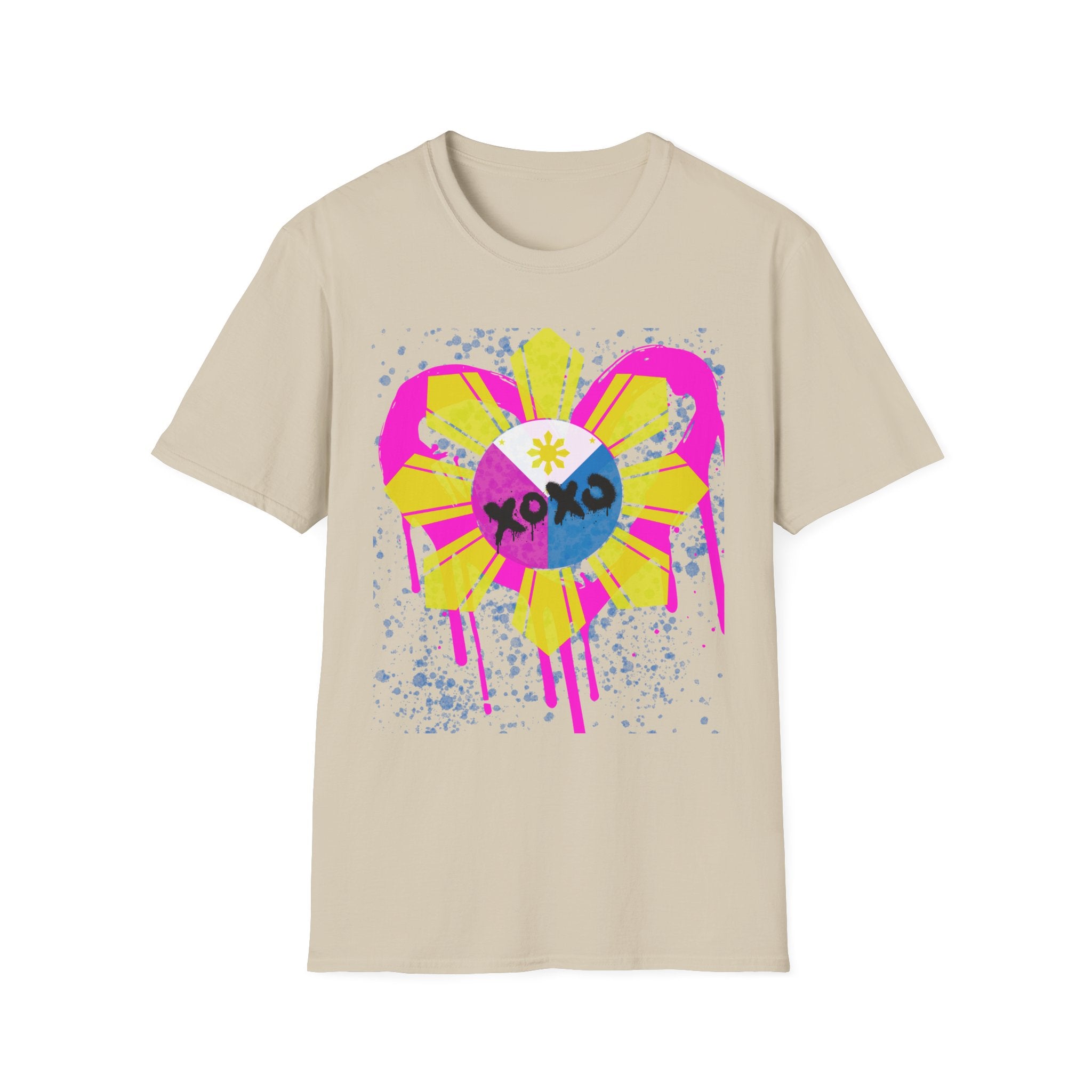 Pinay power Flower Graffiti T-Shirt bloom Tee