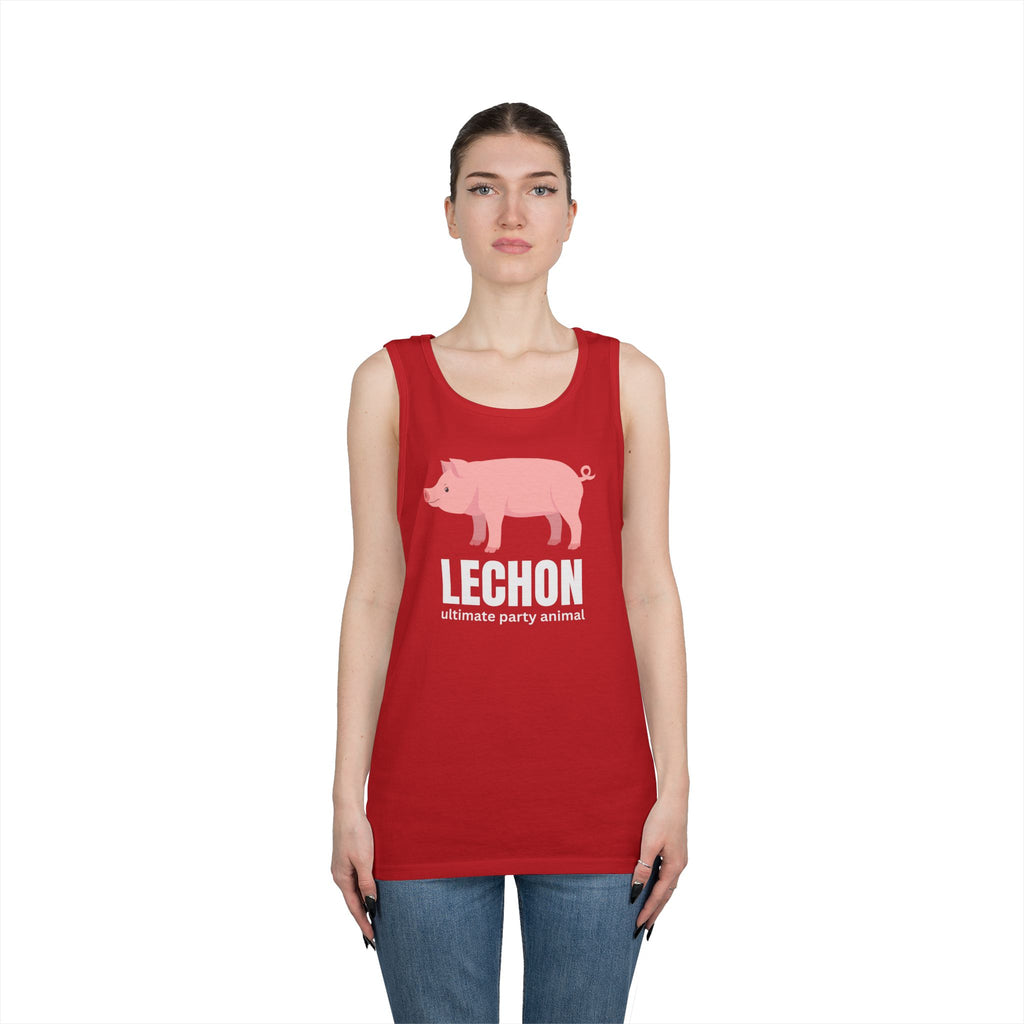 Lechon "Ultimate Party Animal" Tank Top — Funny Filipino Pig Roast Tee