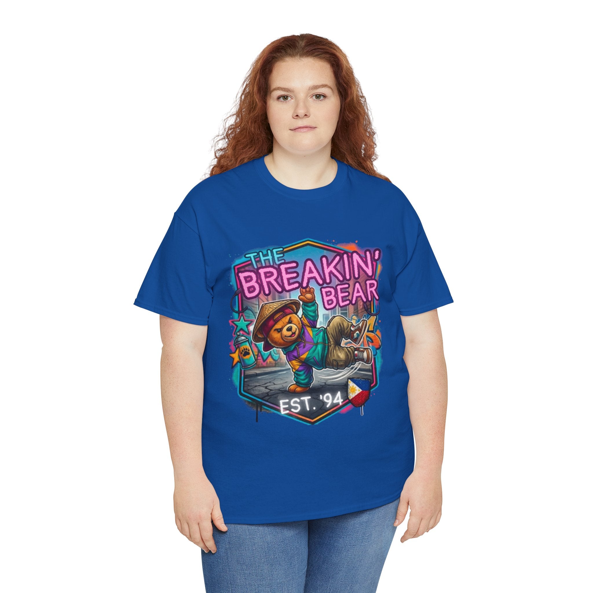 Breakin' Bear Graphic Tee — 'The Breakin' Bear' Est. '94 Retro Streetwear Filipino