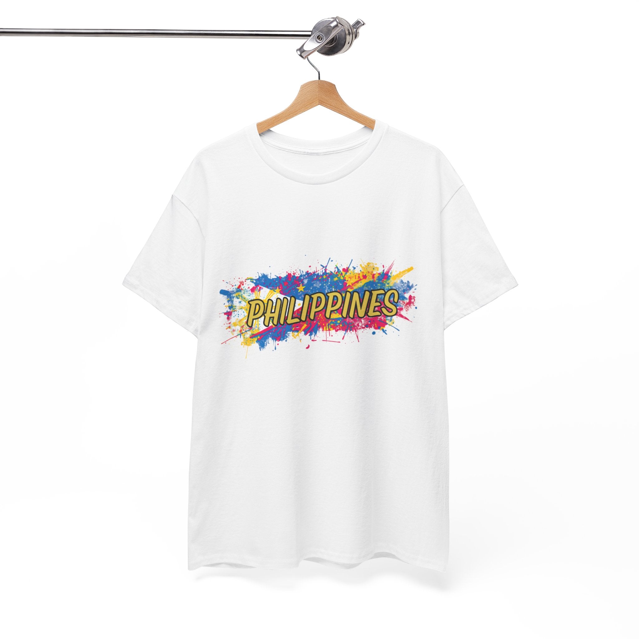 Philippines Color Splash T‑Shirt — Vibrant Filipino Pride Tee