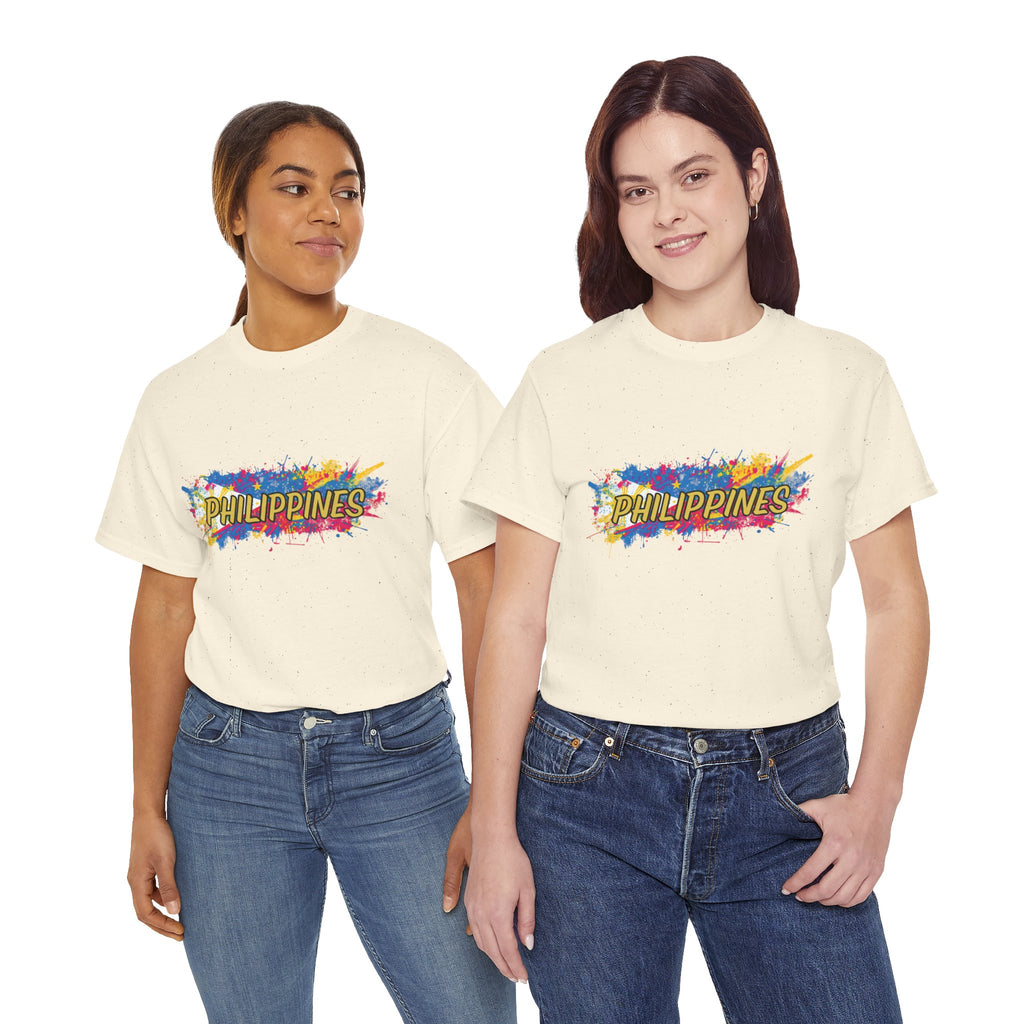 Philippines Color Splash T‑Shirt — Vibrant Filipino Pride Tee