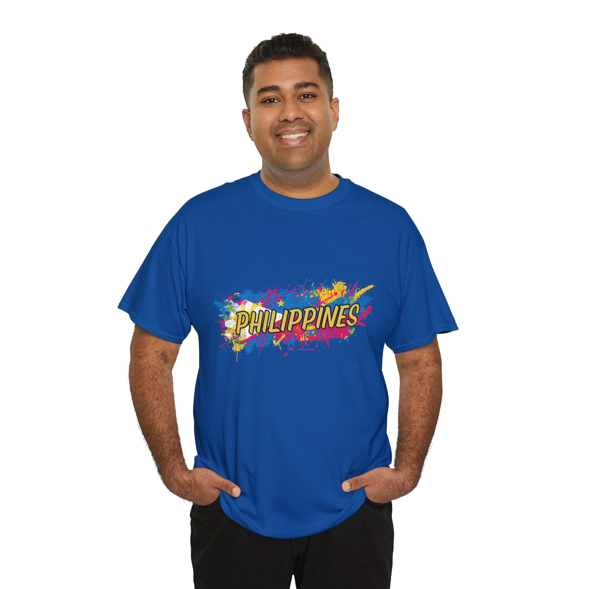 Philippines Color Splash T‑Shirt — Vibrant Filipino Pride Tee