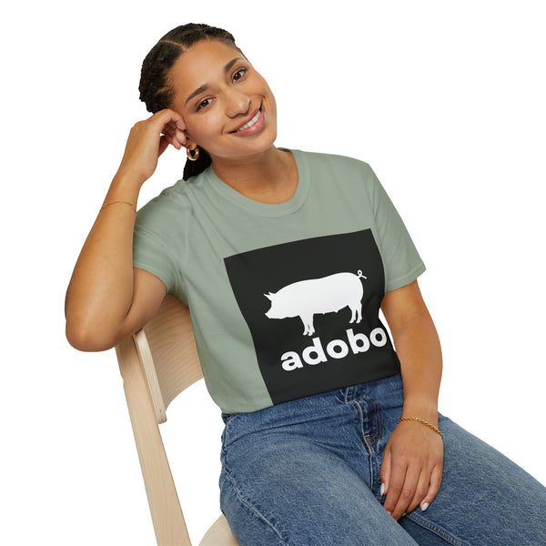 Adobo Pig T-Shirt — Filipino Foodie Tee with Pig Silhouette