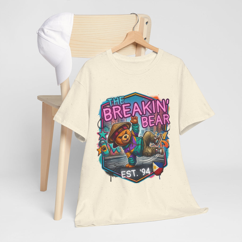 Breakin' Bear Graphic Tee — 'The Breakin' Bear' Est. '94 Retro Streetwear Filipino