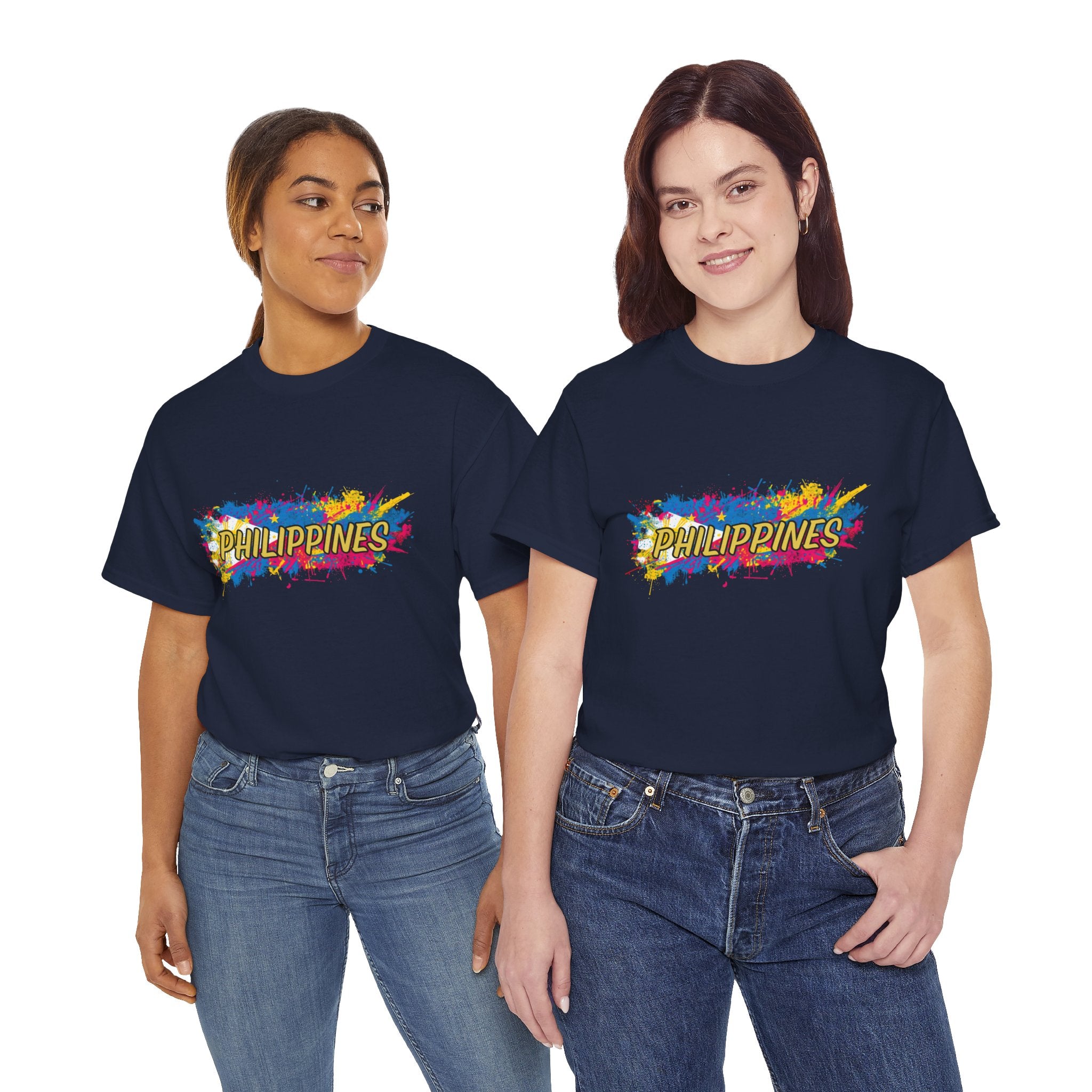 Philippines Color Splash T‑Shirt — Vibrant Filipino Pride Tee