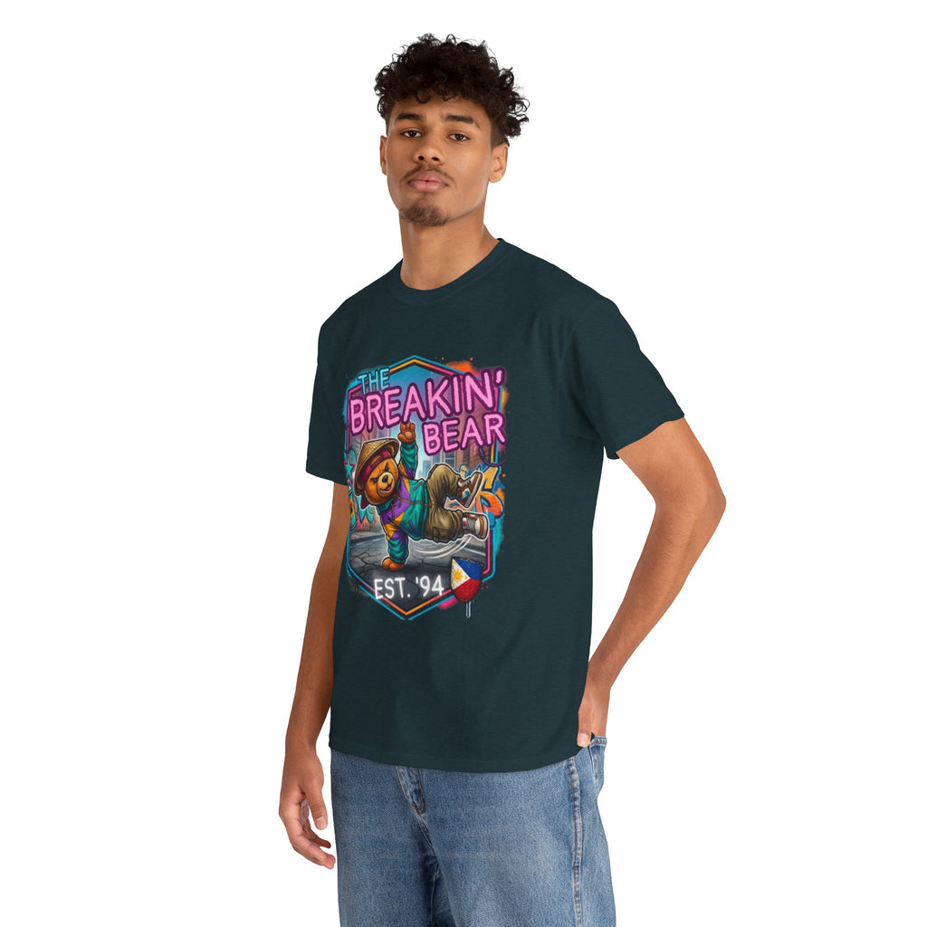 Breakin' Bear Graphic Tee — 'The Breakin' Bear' Est. '94 Retro Streetwear Filipino