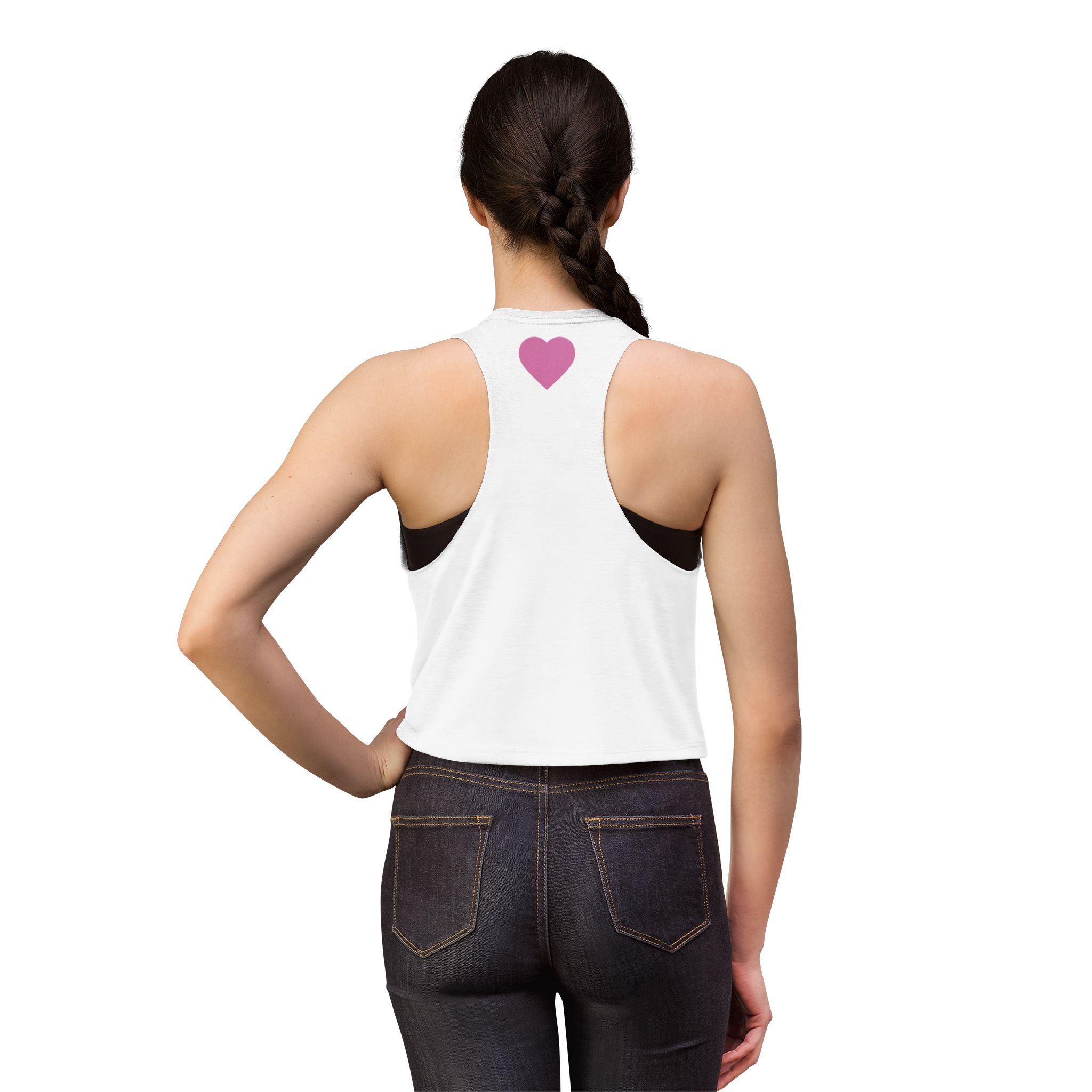 Mommy's Village Floral Crop Top — Mom Gift Mother's Day Shirt