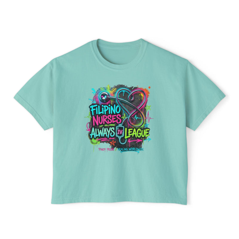 "Filipino Nurses Always IV League" Graphic Top