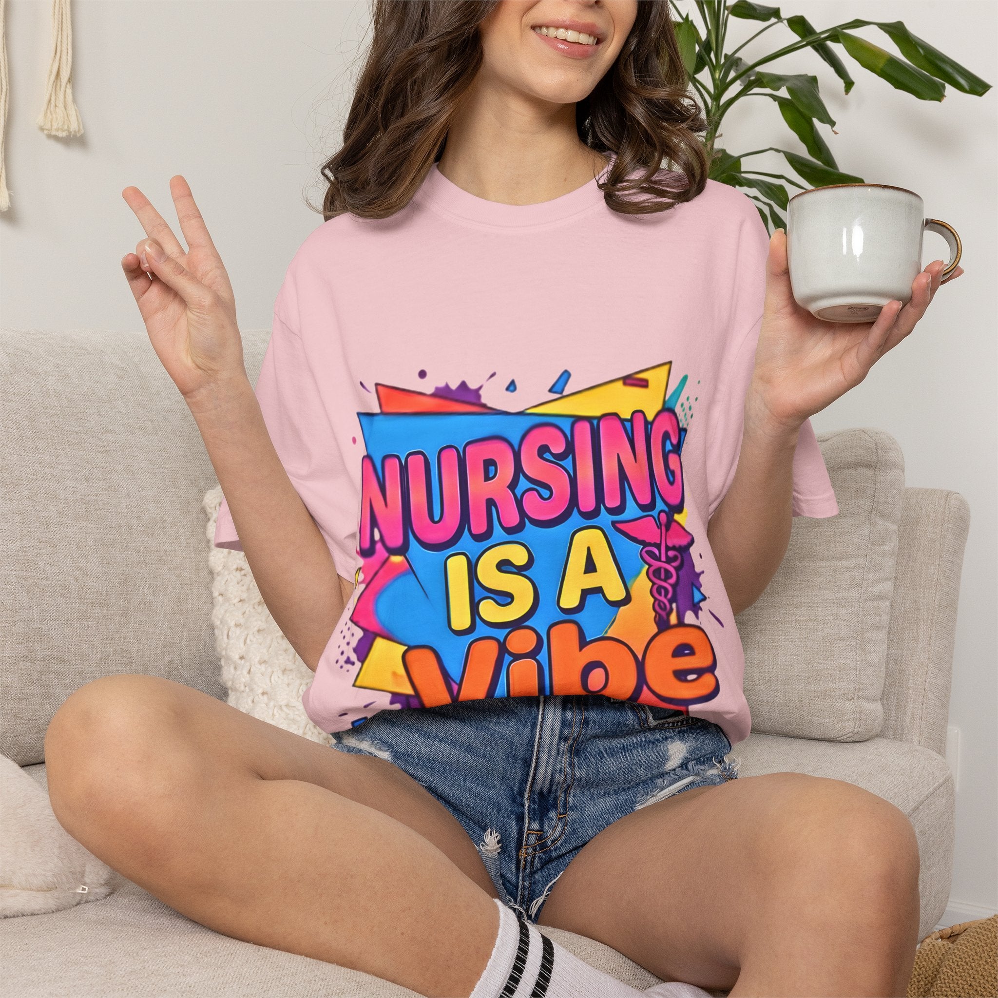 "Nursing Is A Vibe" t-shirt