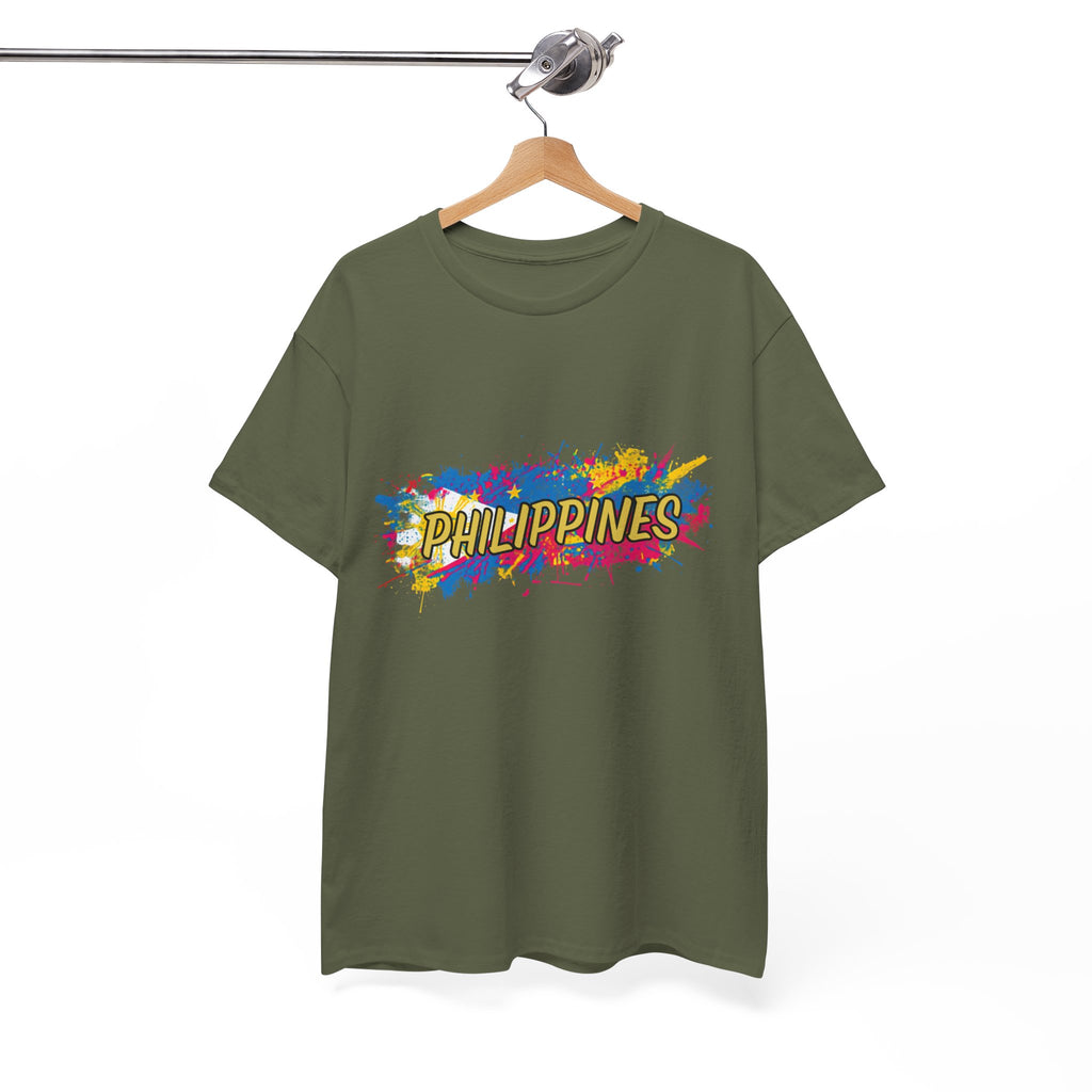 Philippines Color Splash T‑Shirt — Vibrant Filipino Pride Tee