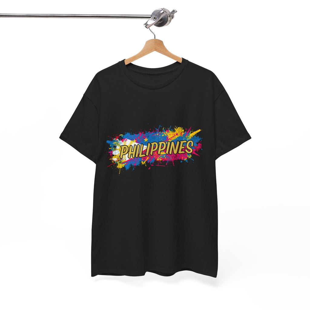 Philippines Color Splash T‑Shirt — Vibrant Filipino Pride Tee
