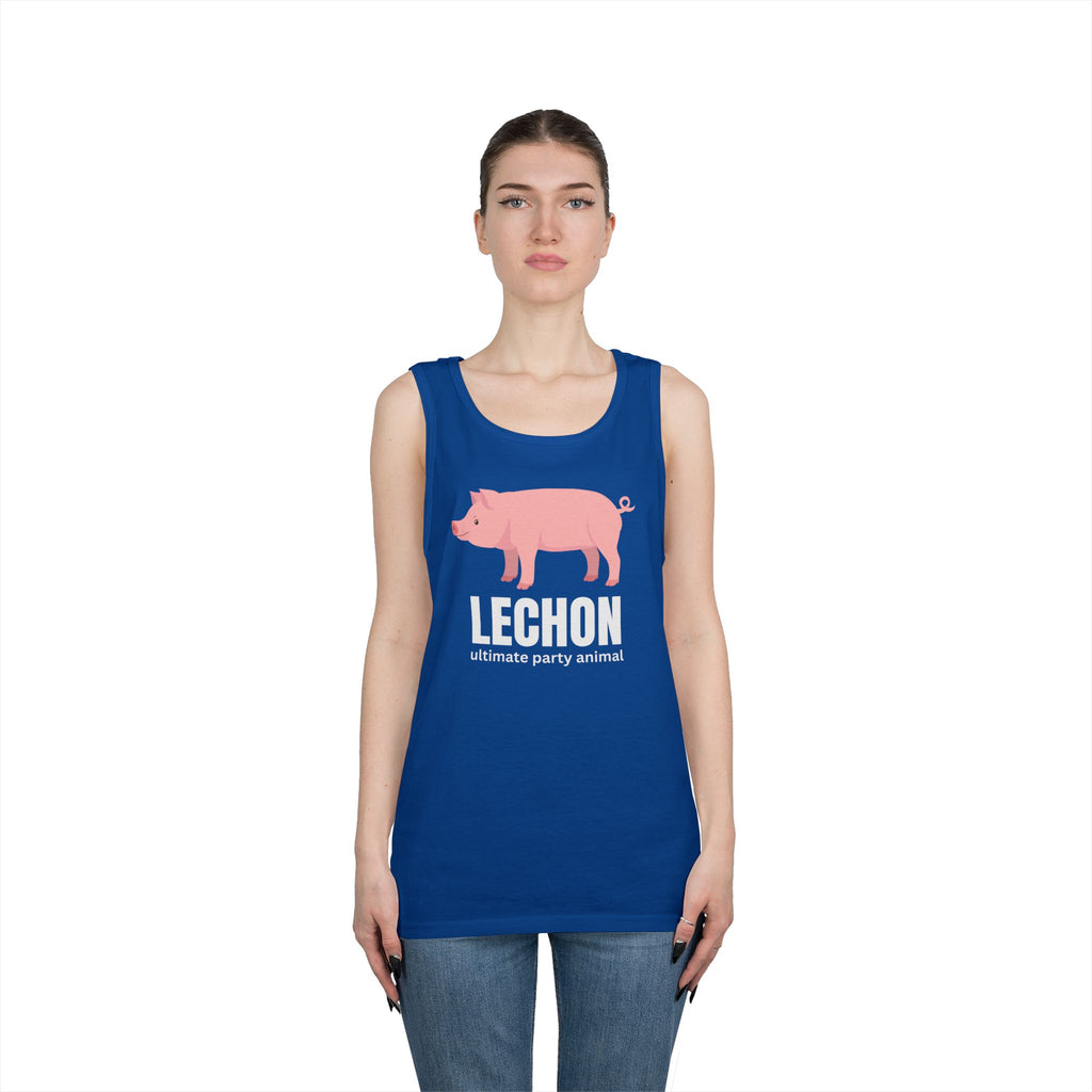 Lechon "Ultimate Party Animal" Tank Top — Funny Filipino Pig Roast Tee