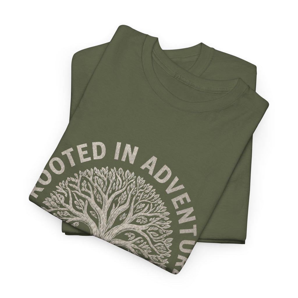Adventure Tree T‑Shirt — "Rooted in Adventure, Casual Detour" Outdoor Graphic Tee