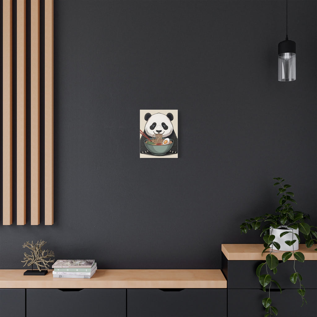 Panda Ramen Canvas Print