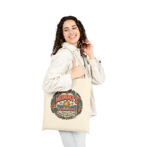 Filipino Mommy's Village Cotton Canvas Tote Bag — Filipino Mom Tote