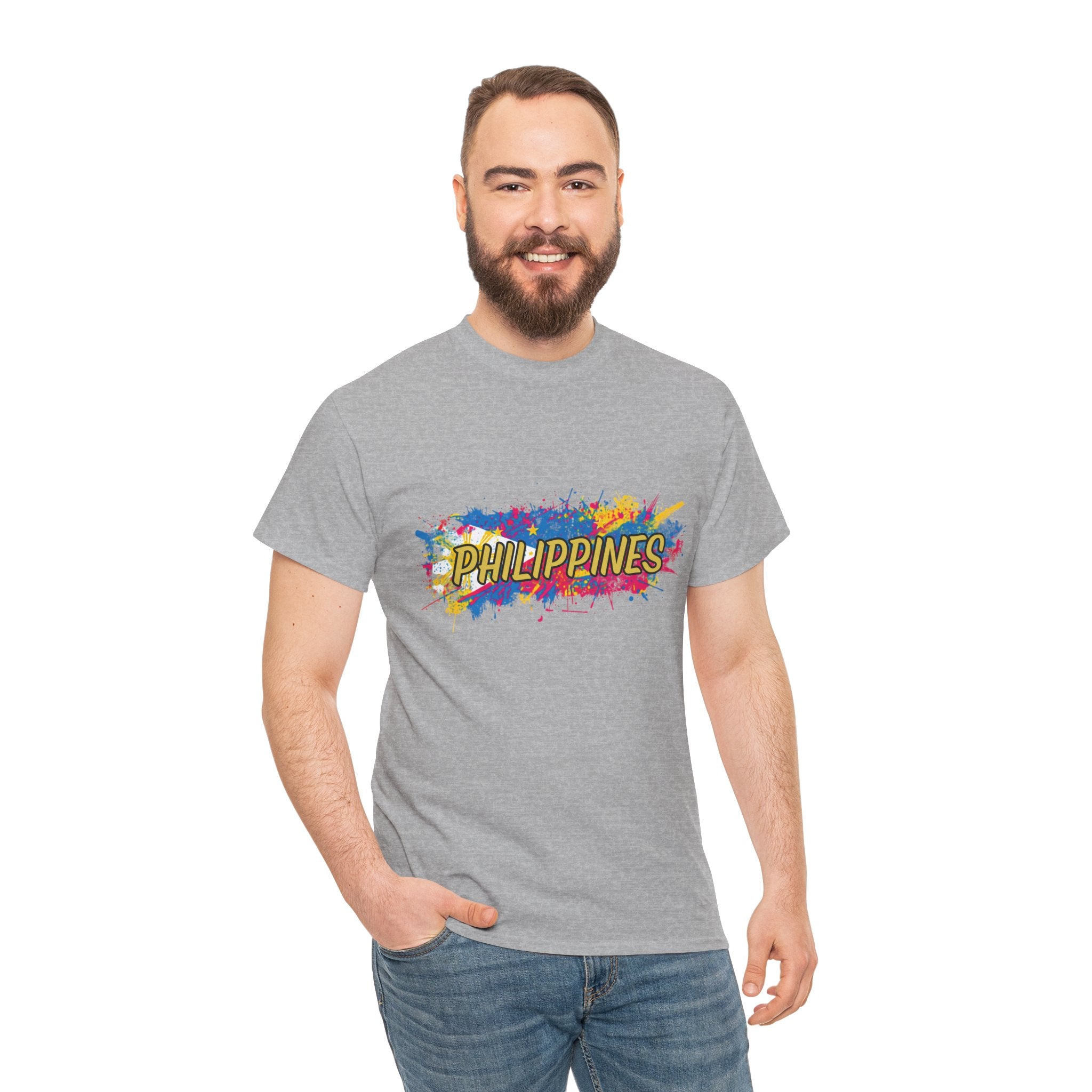 Philippines Color Splash T‑Shirt — Vibrant Filipino Pride Tee