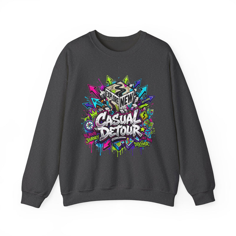 Graffiti Casual Detour Crewneck Sweatshirt