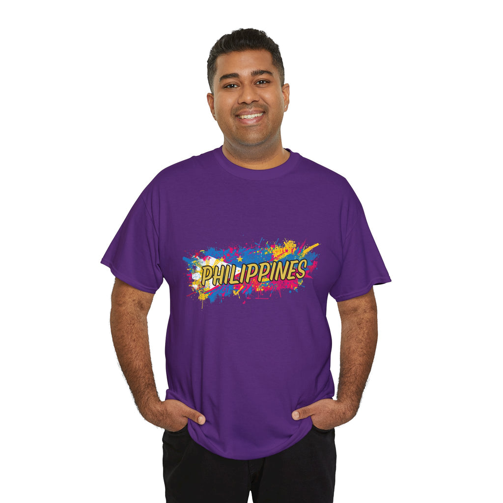 Philippines Color Splash T‑Shirt — Vibrant Filipino Pride Tee