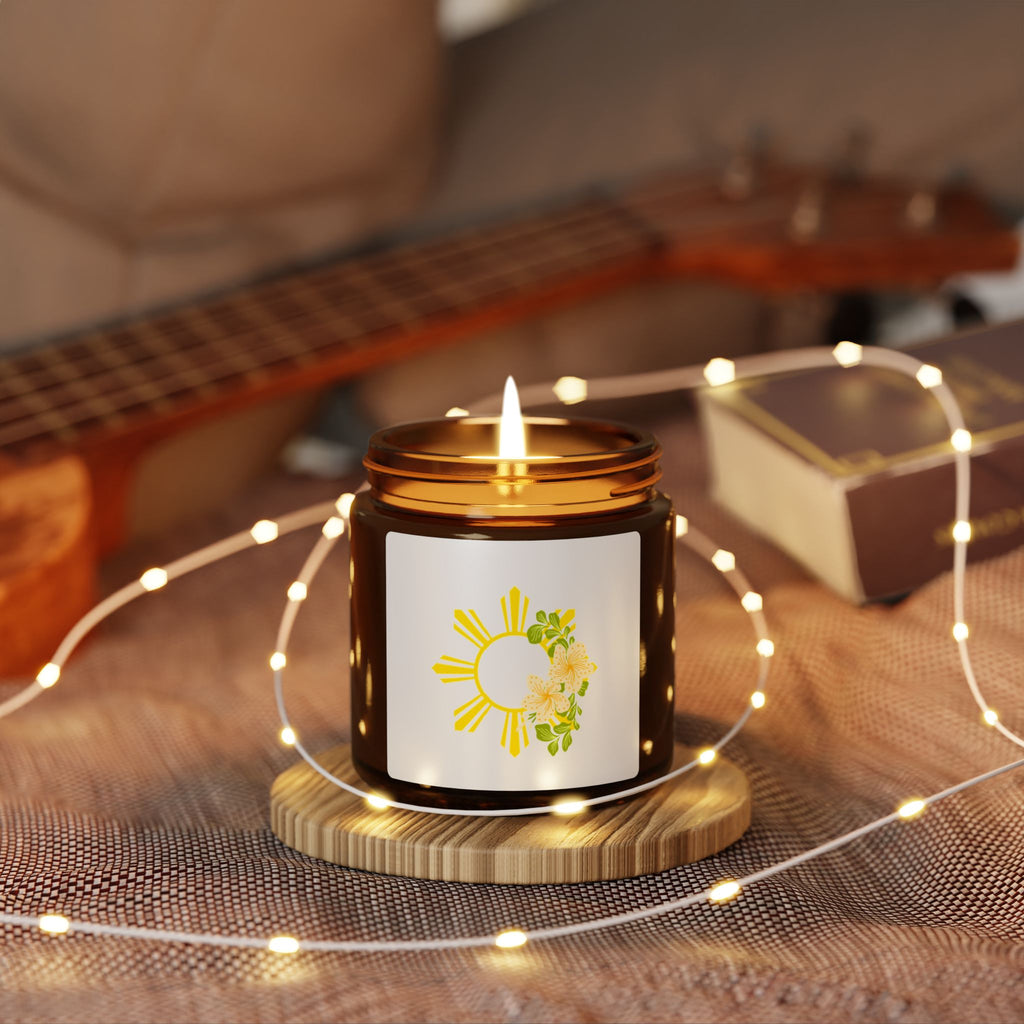 Amber Jar Soy Candle — Scent) filipino, pinoy, Phillipines sun