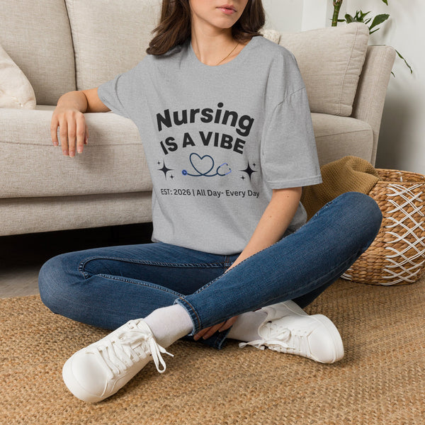Nursing Is A Vibe T-Shirt — Funny Cute Nurse Gift