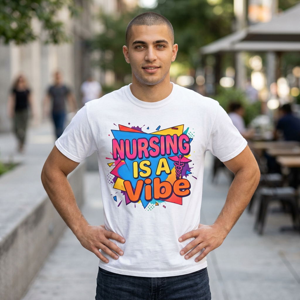 "Nursing Is A Vibe" t-shirt