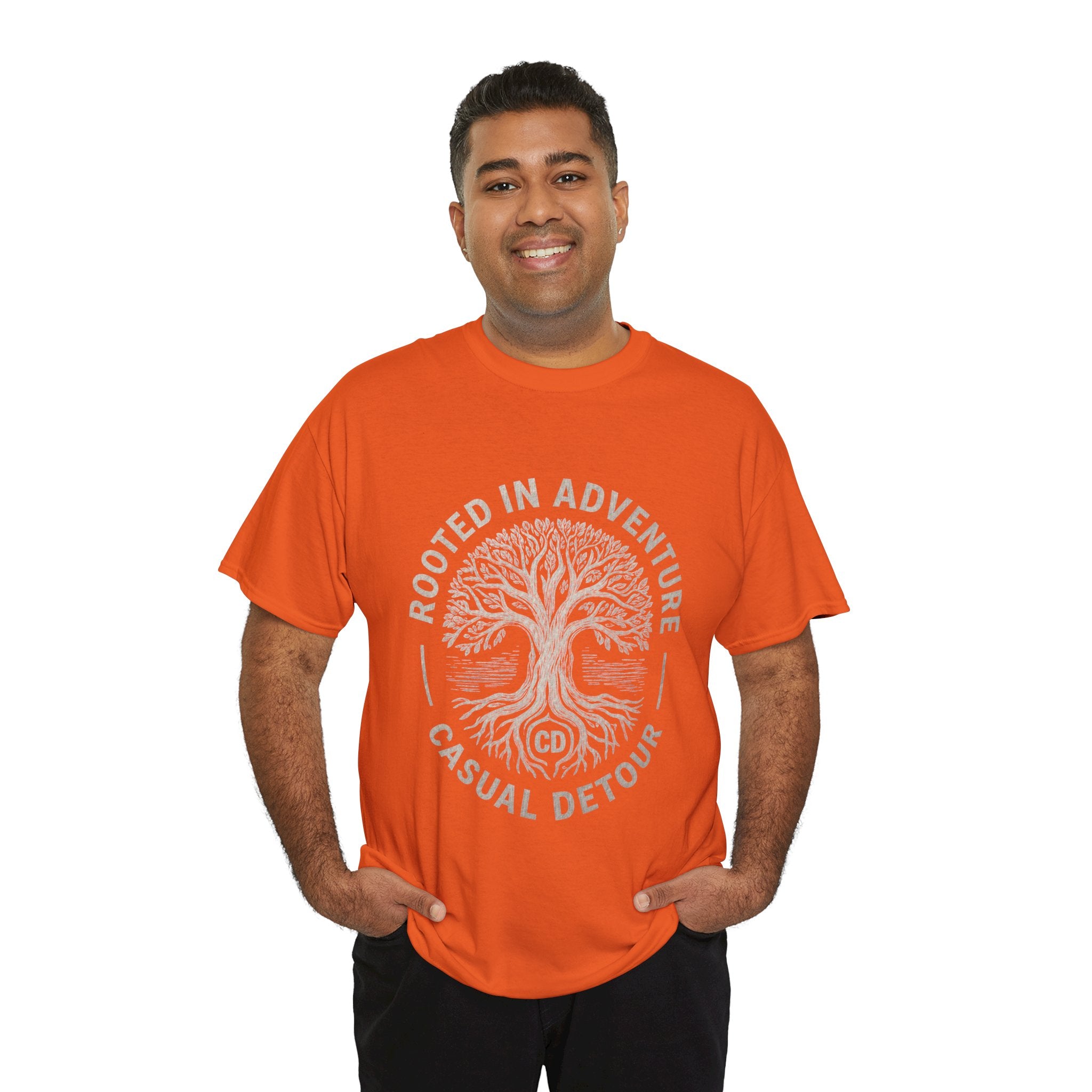 Adventure Tree T‑Shirt — "Rooted in Adventure, Casual Detour" Outdoor Graphic Tee