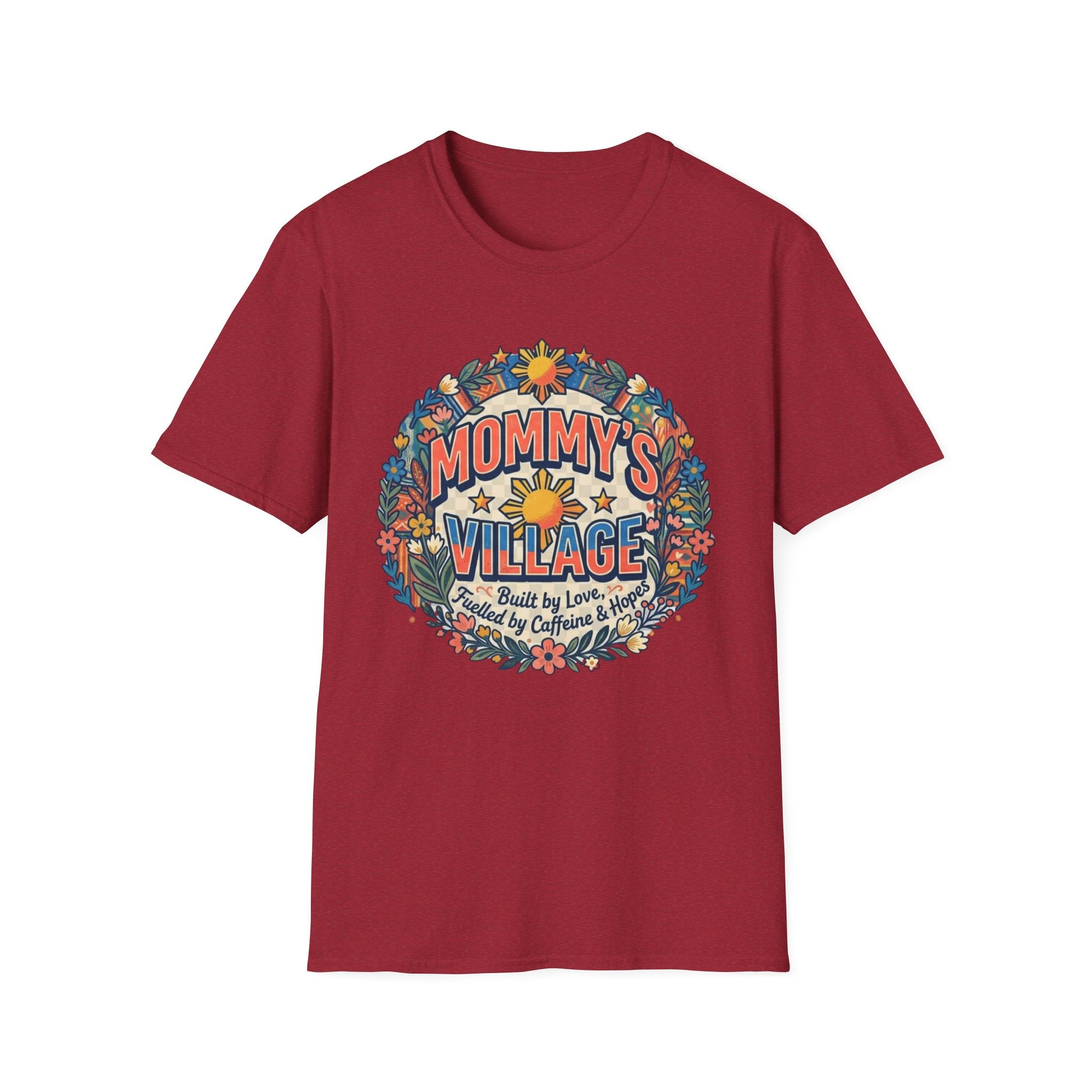 Mommy's Village T-Shirt — Philippines Sun Floral Mommy's Village Tee