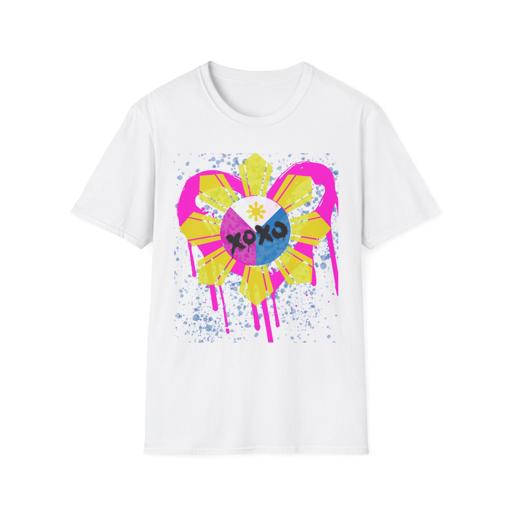 Pinay power Flower Graffiti T-Shirt bloom Tee