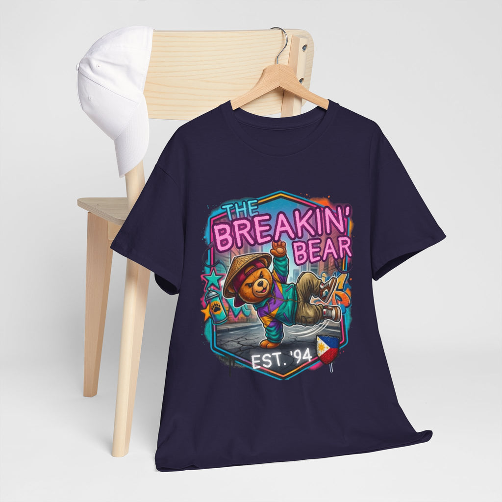 Breakin' Bear Graphic Tee — 'The Breakin' Bear' Est. '94 Retro Streetwear Filipino
