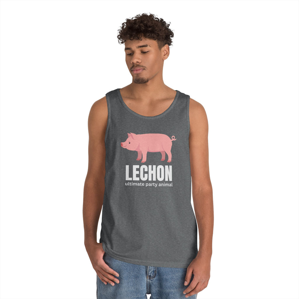 Lechon "Ultimate Party Animal" Tank Top — Funny Filipino Pig Roast Tee