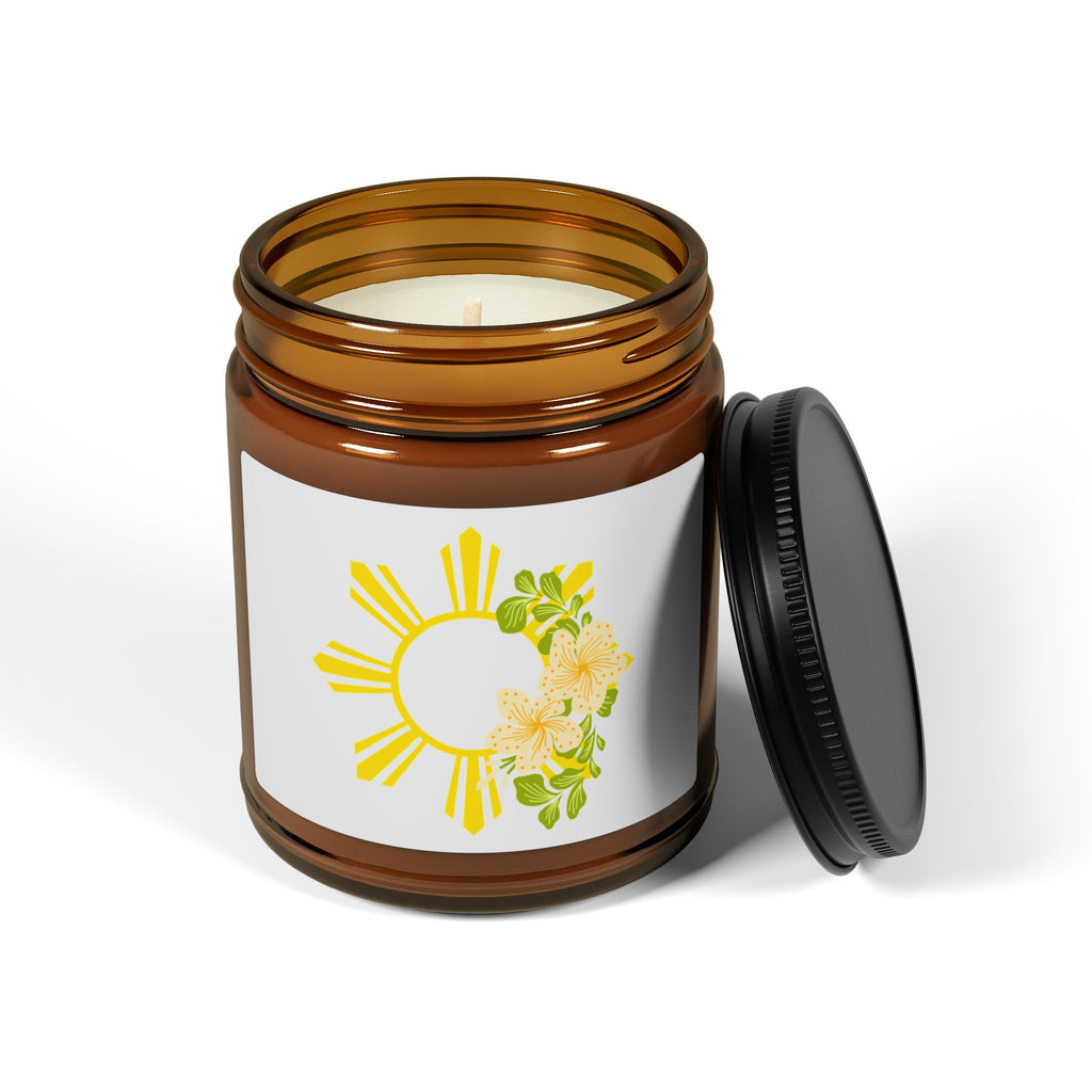 Amber Jar Soy Candle — Scent) filipino, pinoy, Phillipines sun
