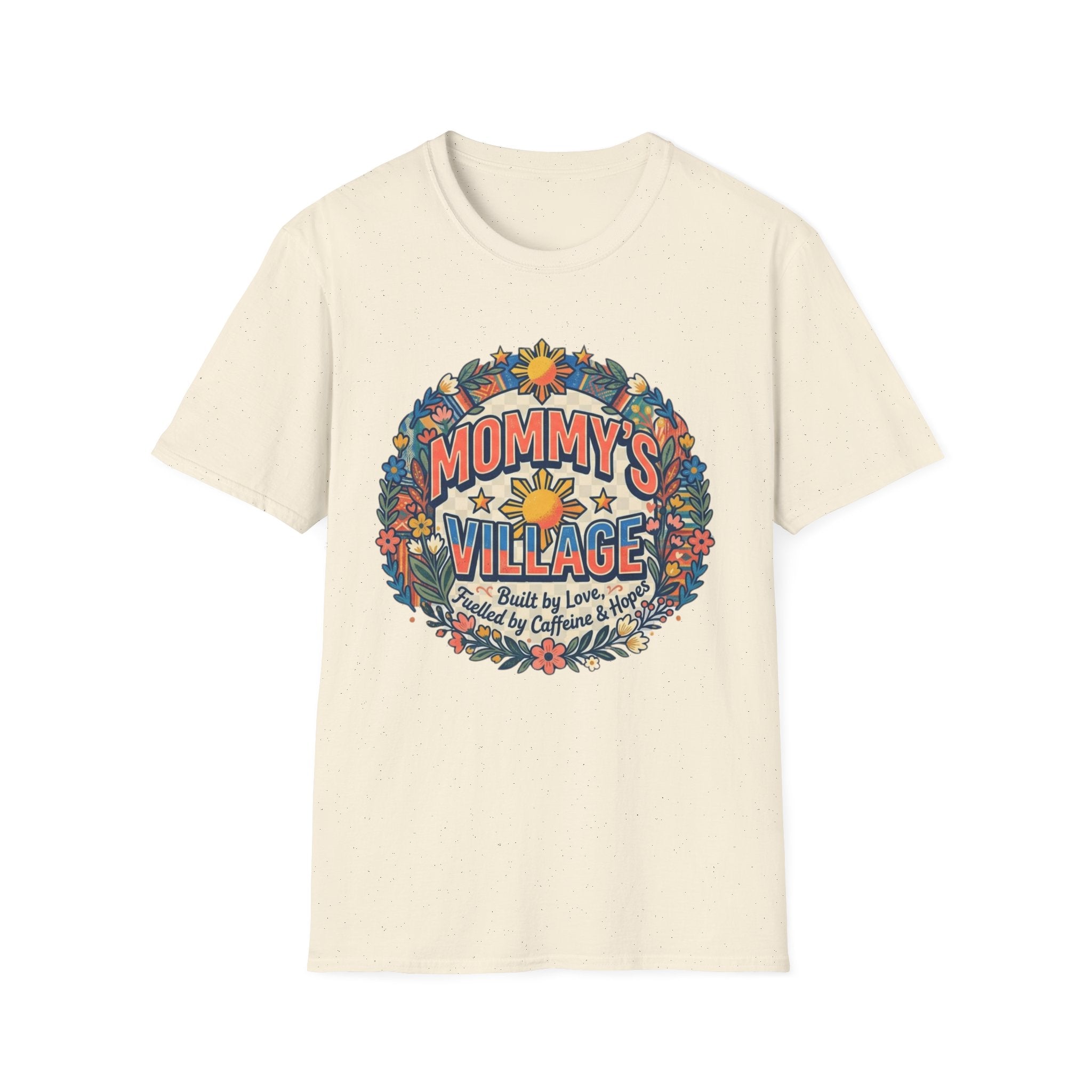 Mommy's Village T-Shirt — Philippines Sun Floral Mommy's Village Tee